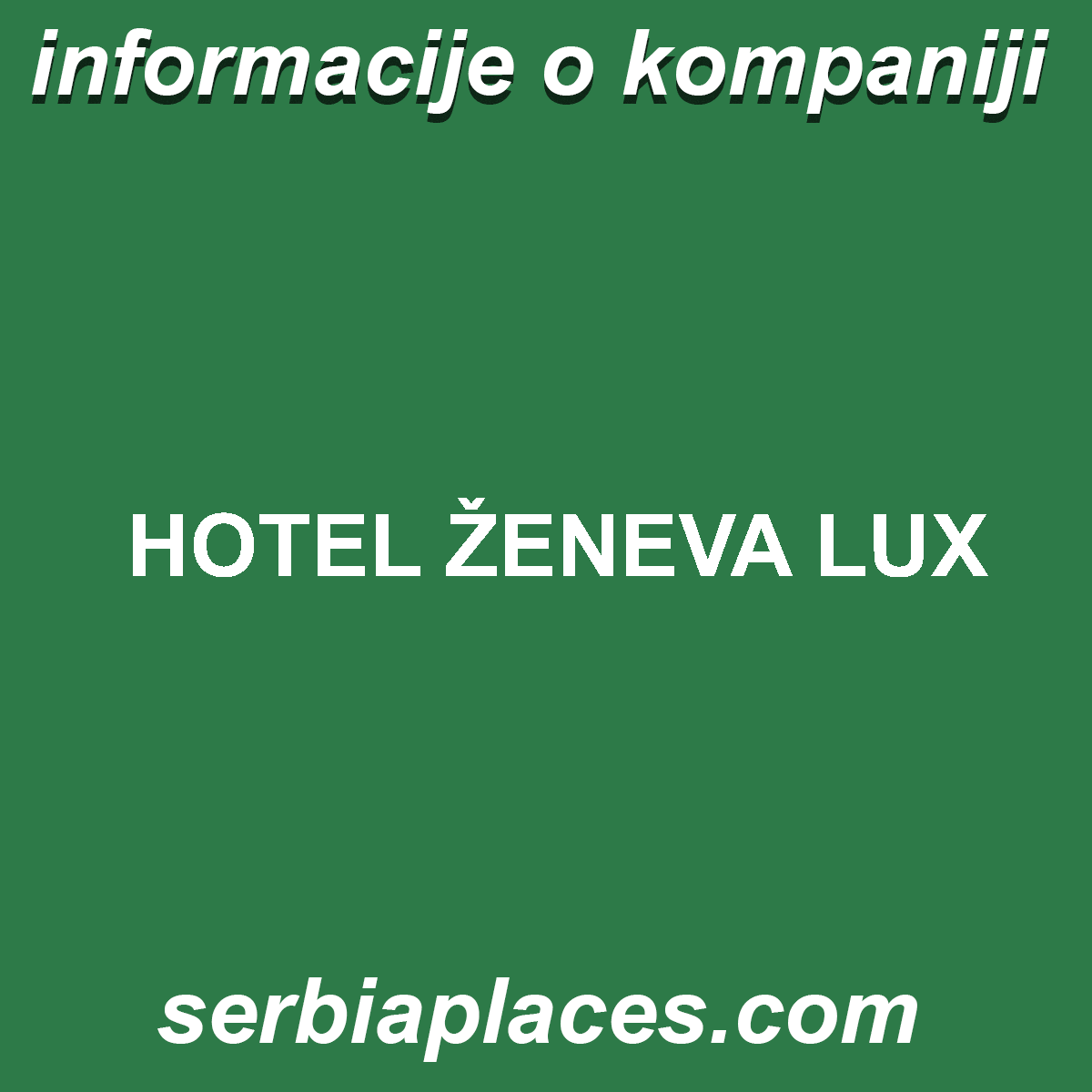 HOTEL ŽENEVA LUX