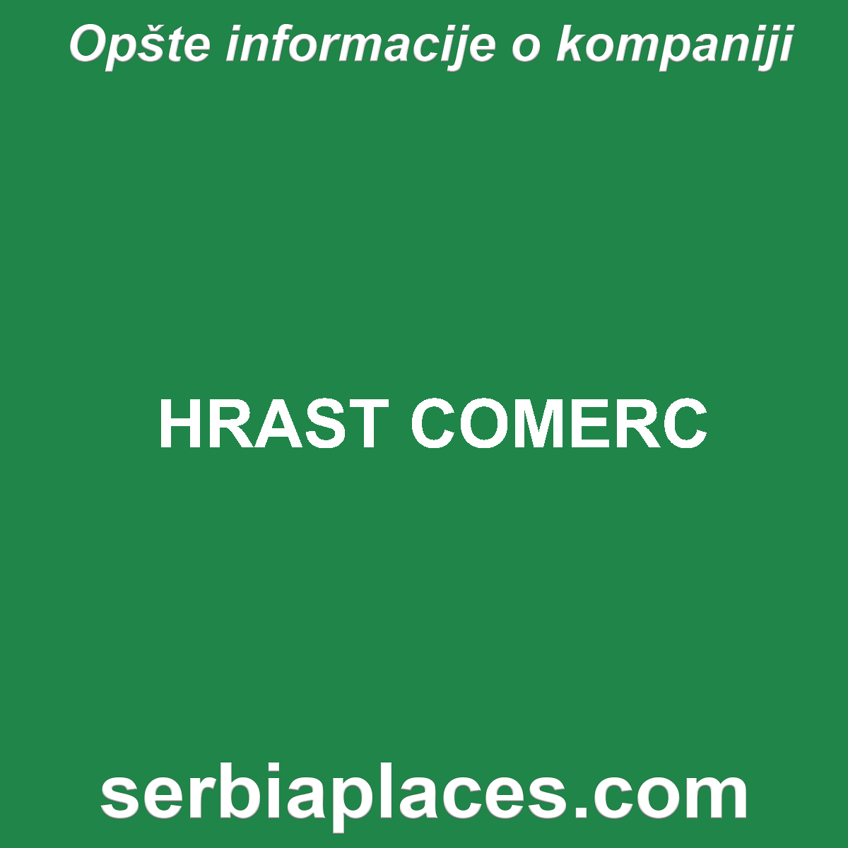 HRAST COMERC
