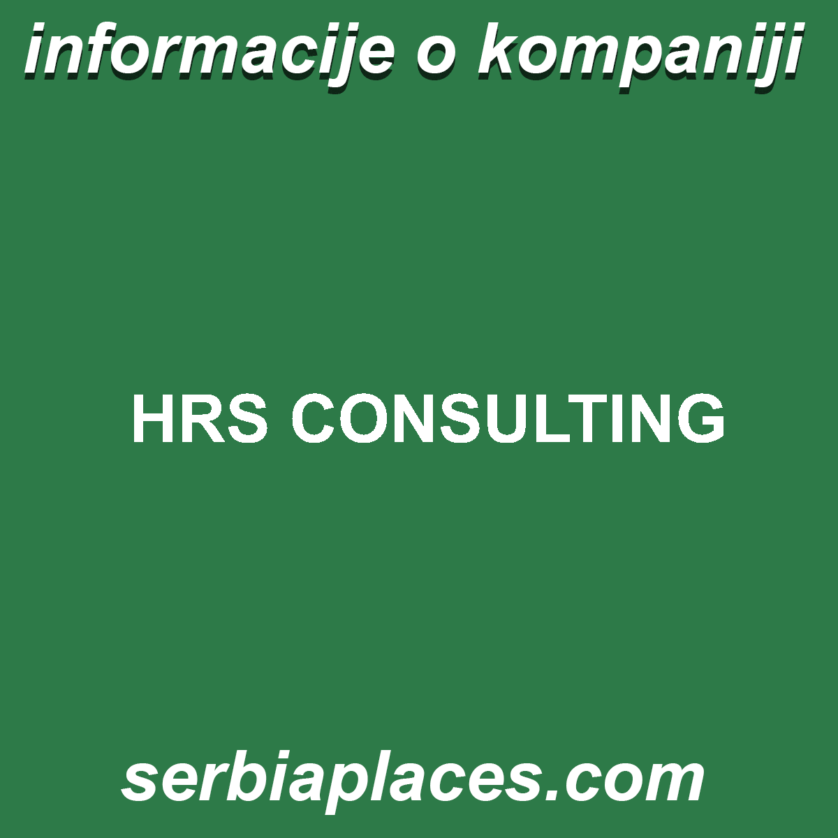 HRS CONSULTING