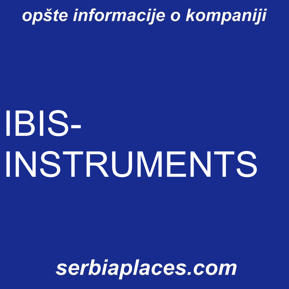 IBIS-INSTRUMENTS