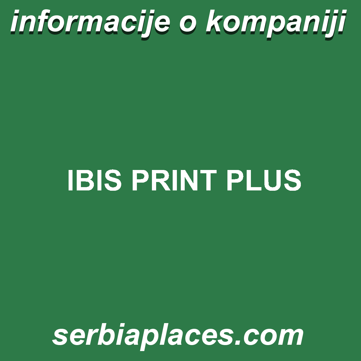 IBIS PRINT PLUS