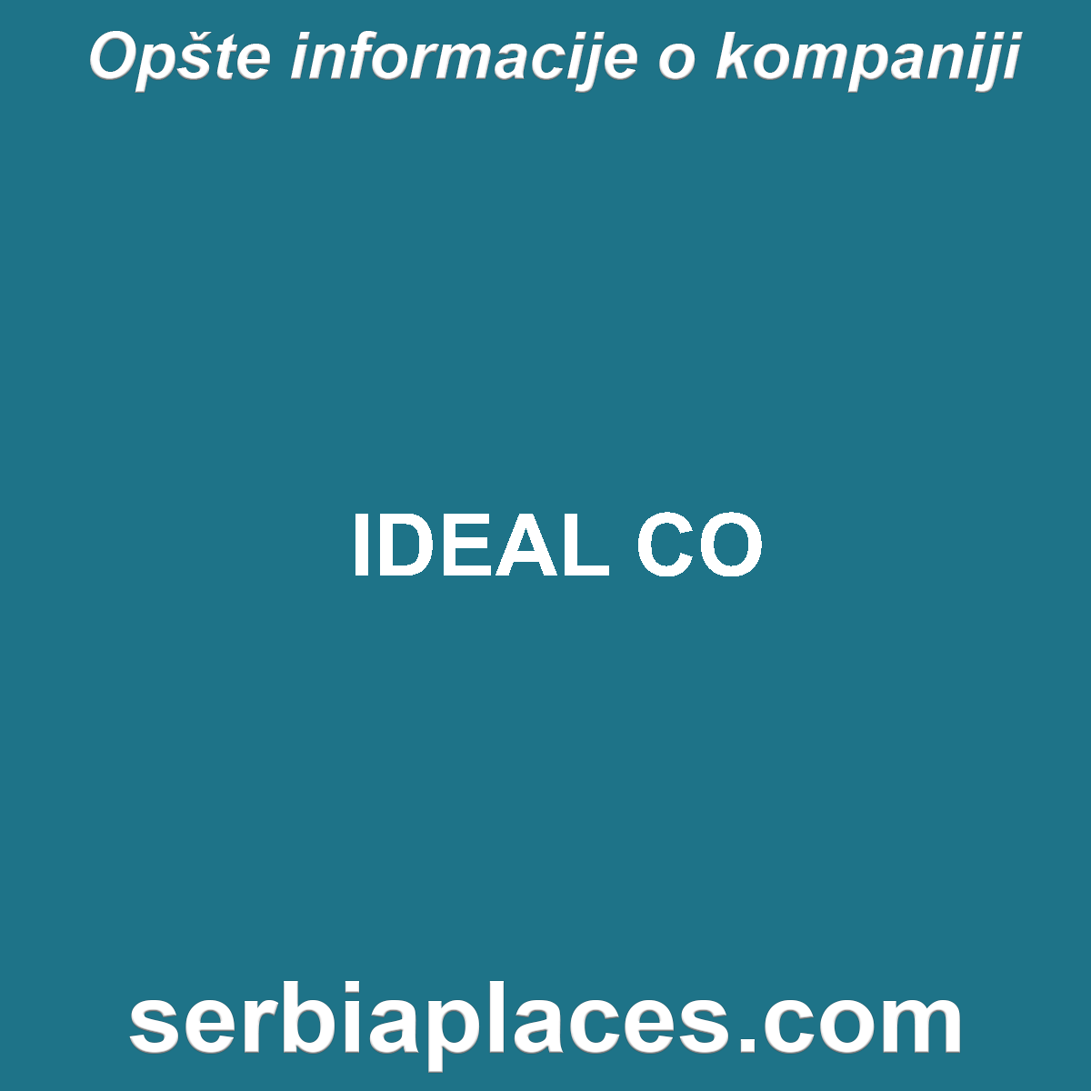 IDEAL CO