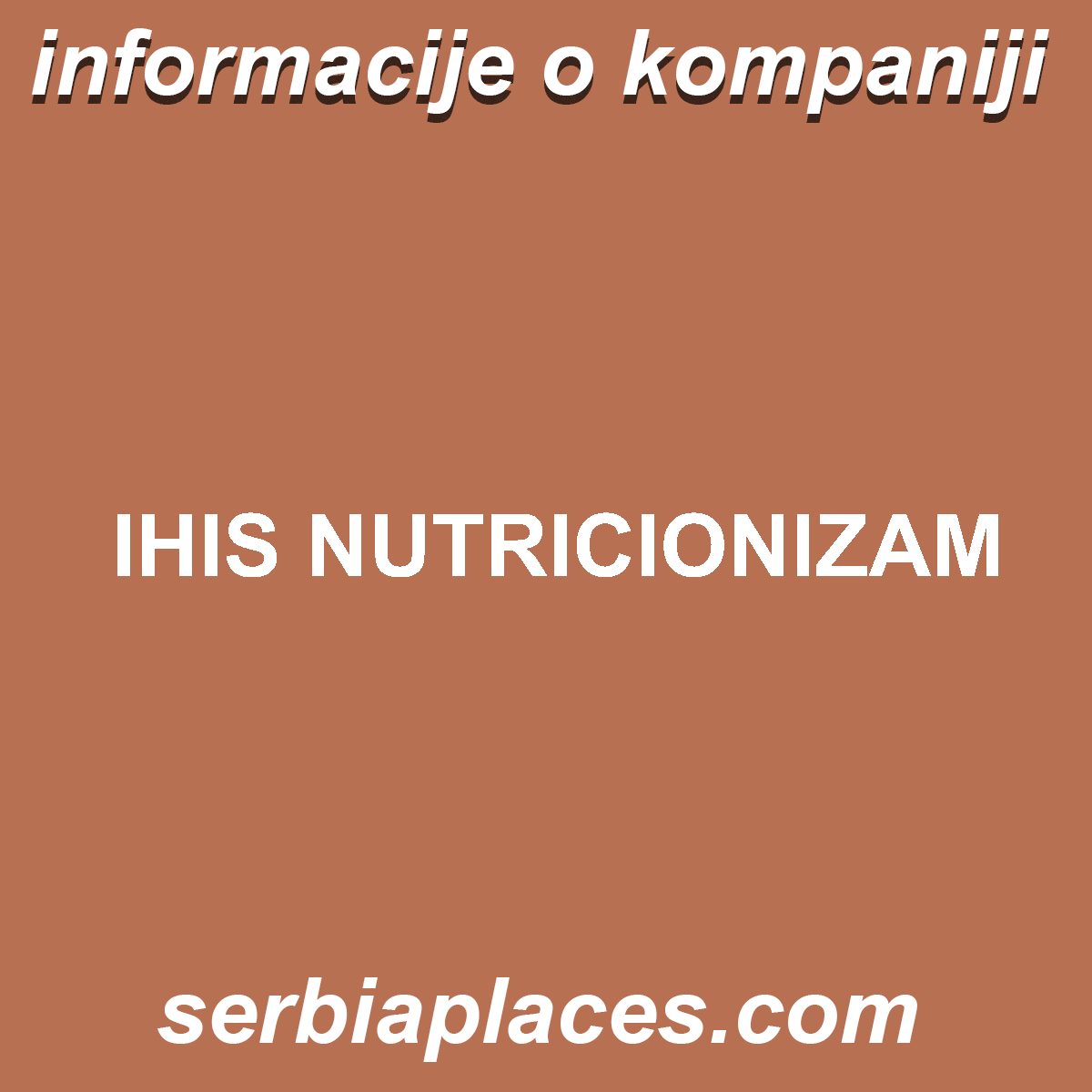 IHIS NUTRICIONIZAM