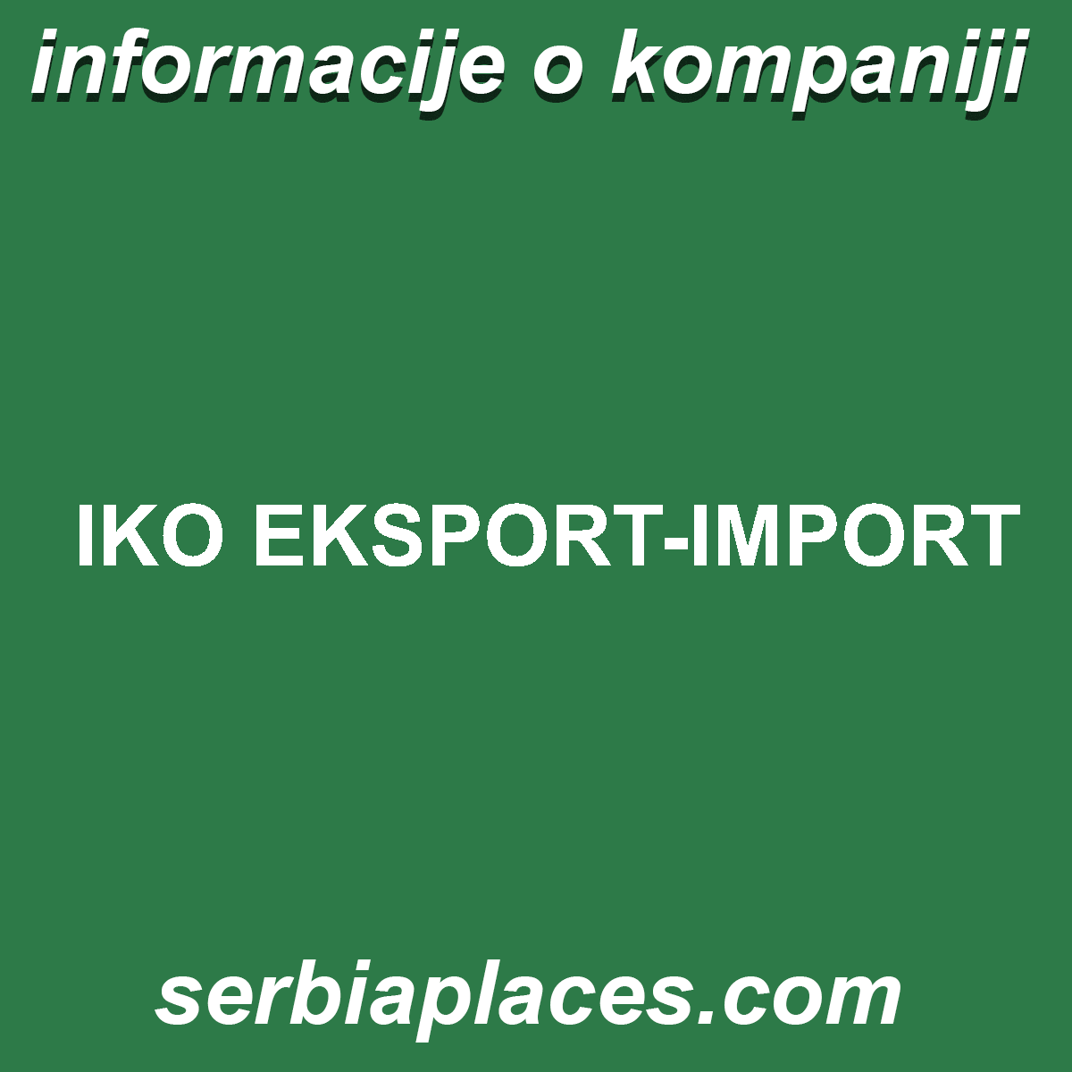 IKO EKSPORT-IMPORT