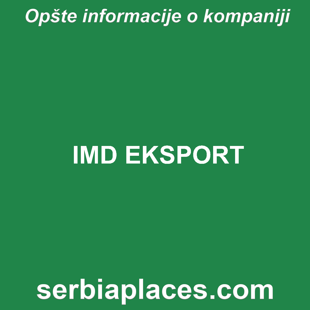 IMD EKSPORT