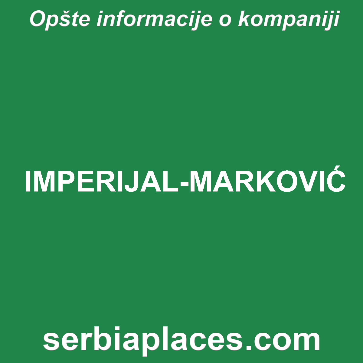 IMPERIJAL-MARKOVIĆ