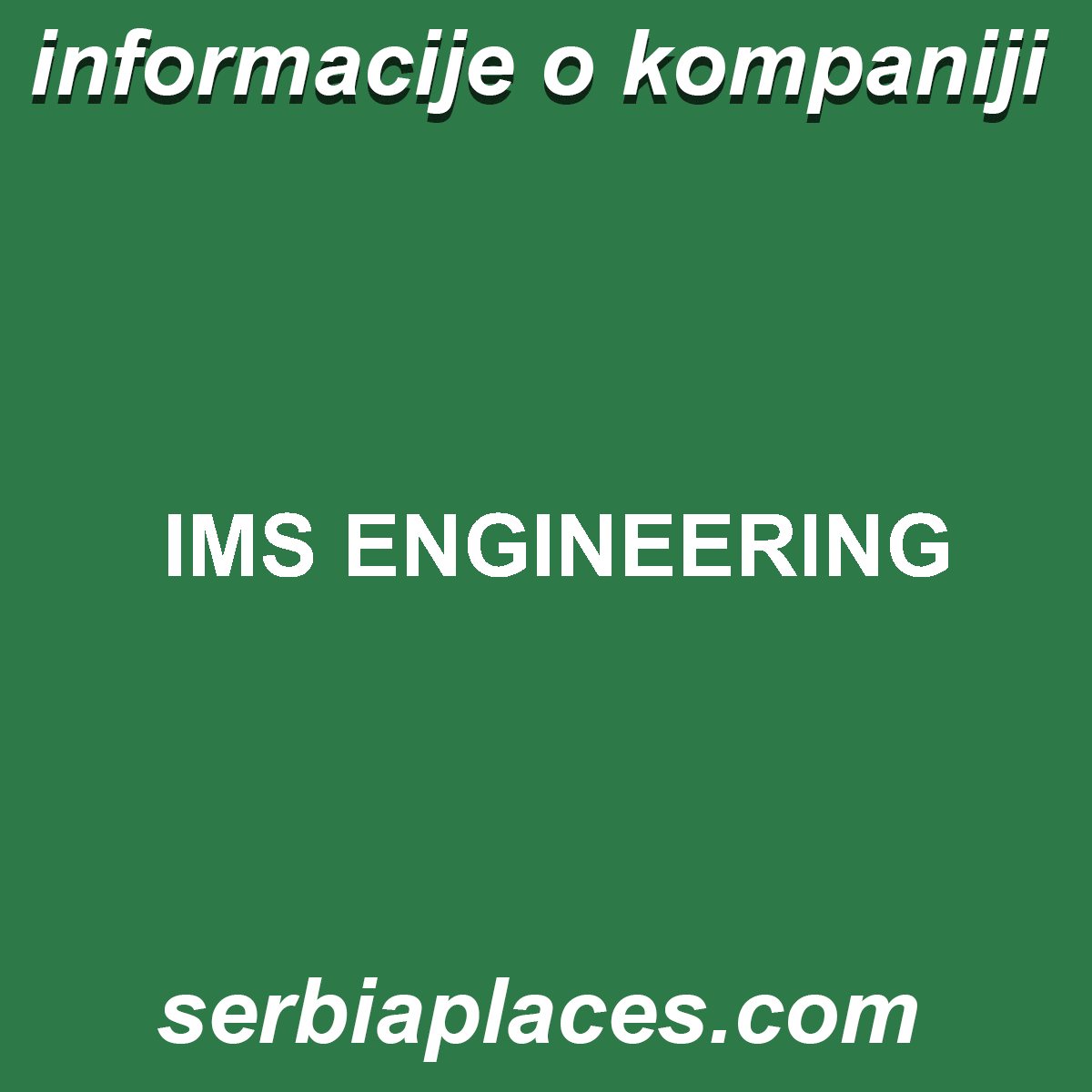 IMS ENGINEERING