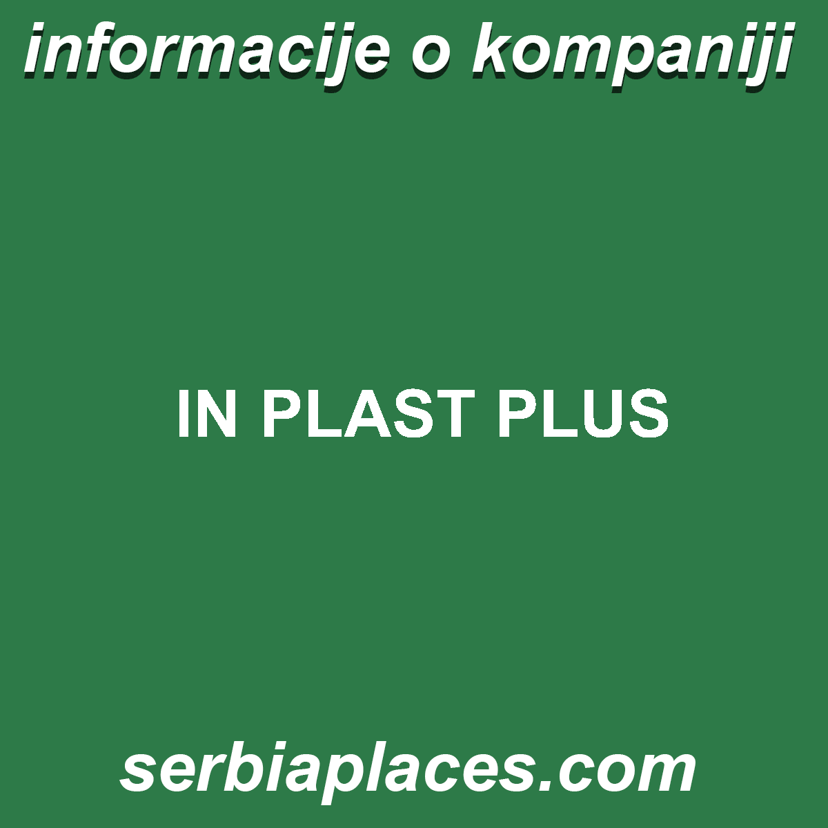IN PLAST PLUS