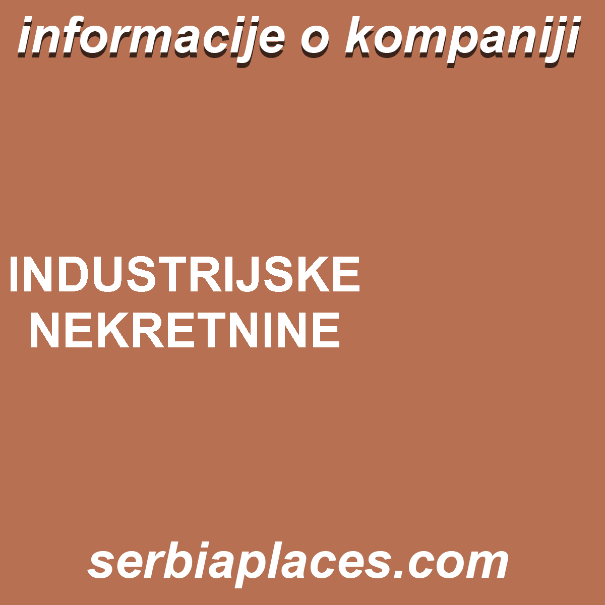 INDUSTRIJSKE NEKRETNINE