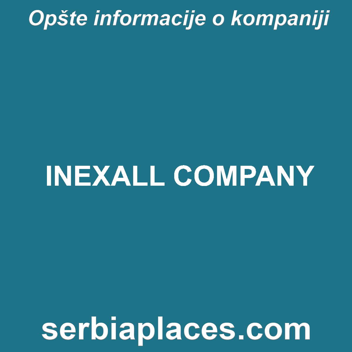 INEXALL COMPANY