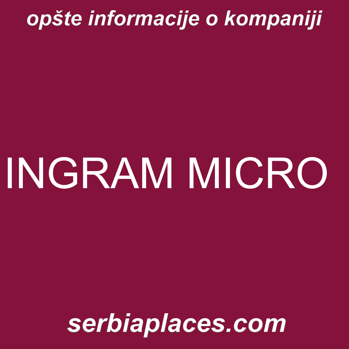 INGRAM MICRO