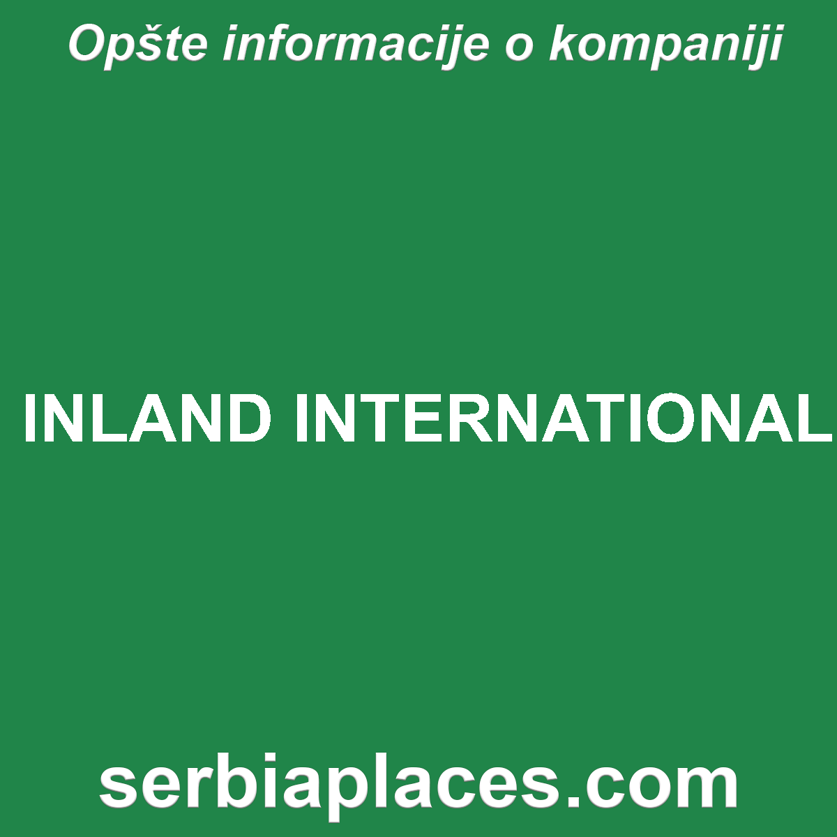 INLAND INTERNATIONAL