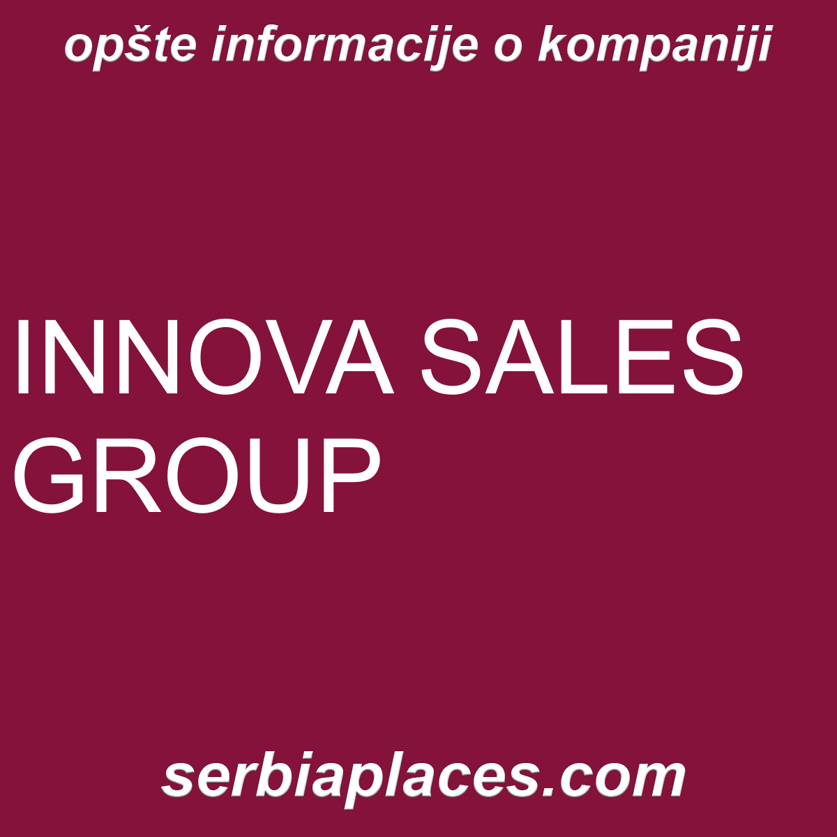 INNOVA SALES GROUP