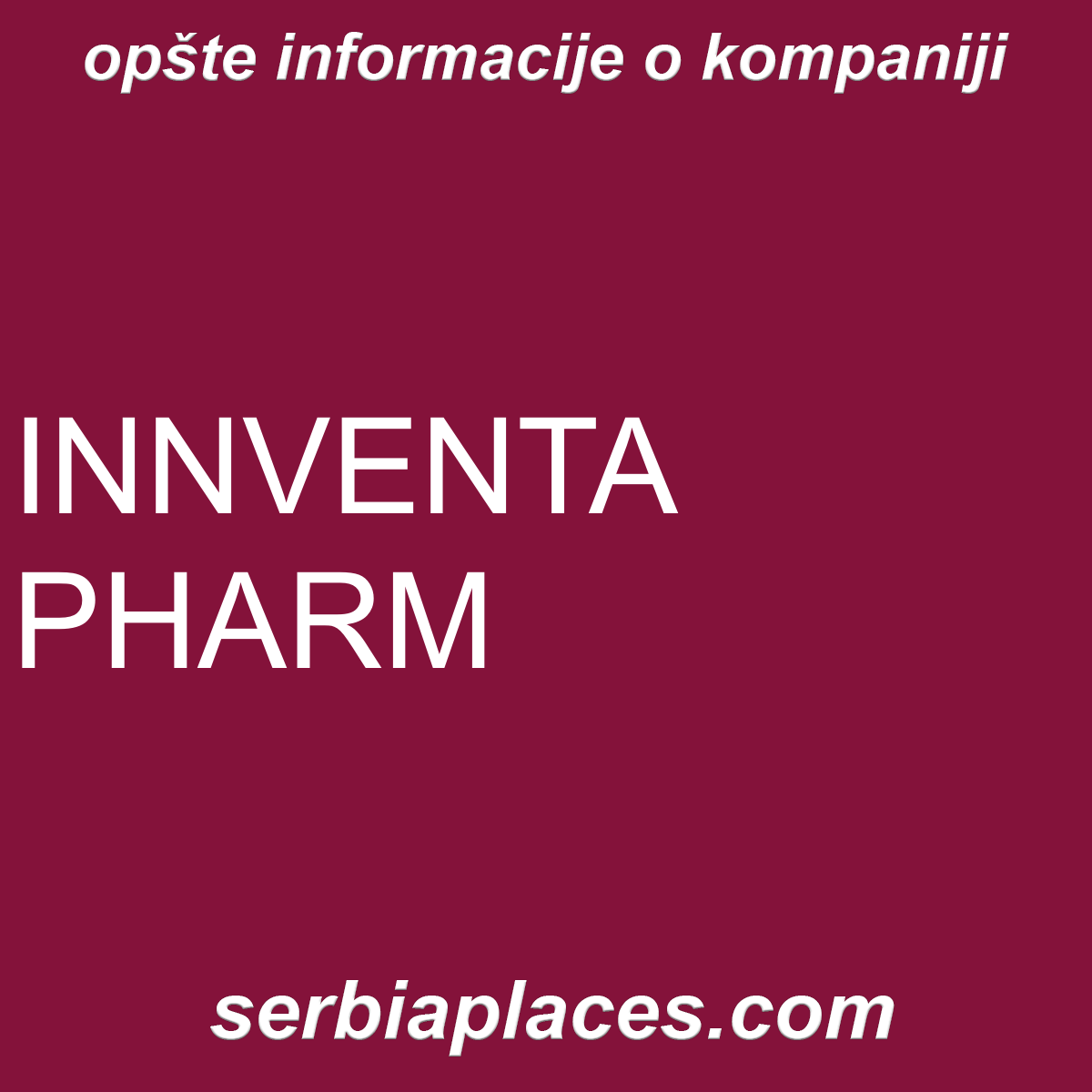 INNVENTA PHARM