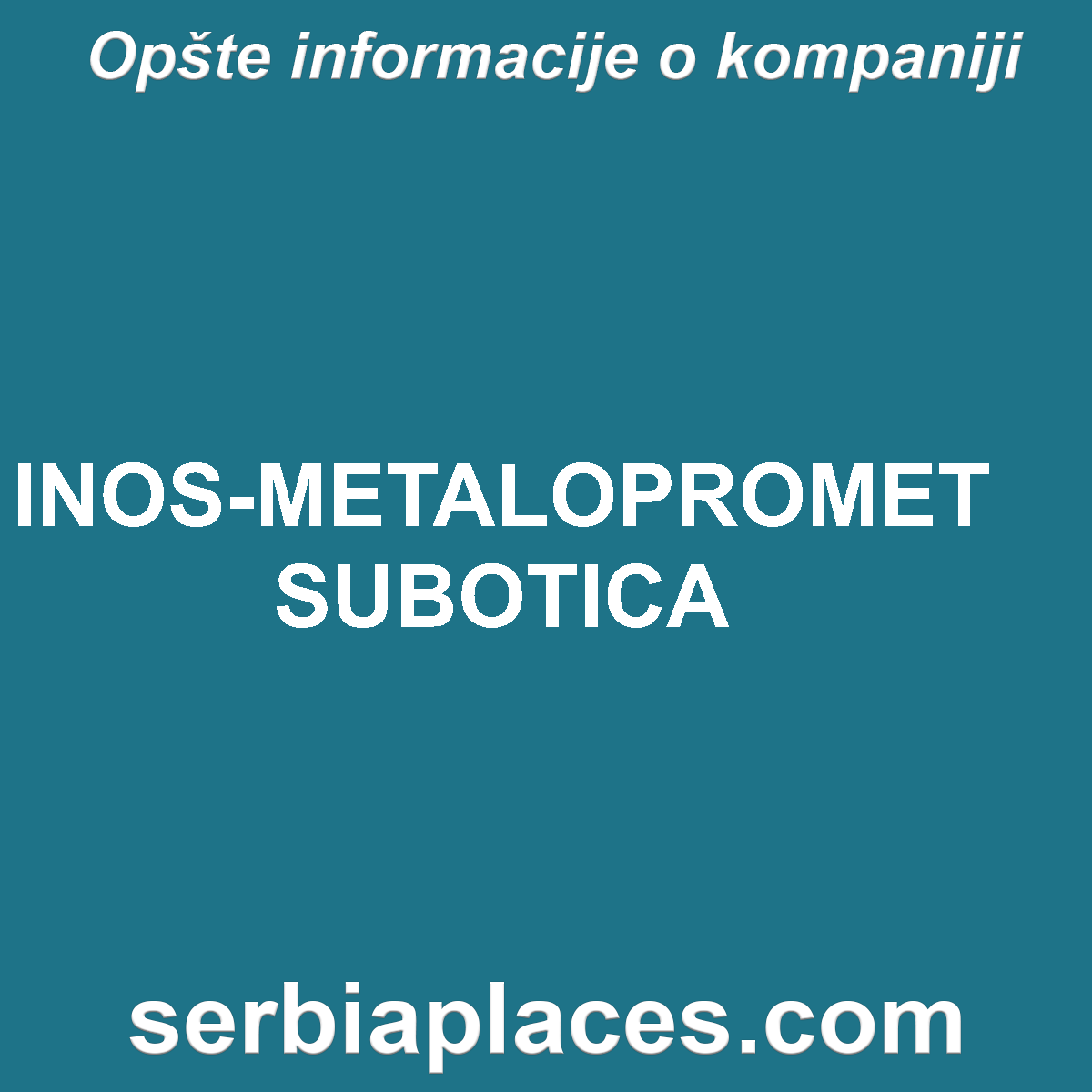 INOS-METALOPROMET SUBOTICA