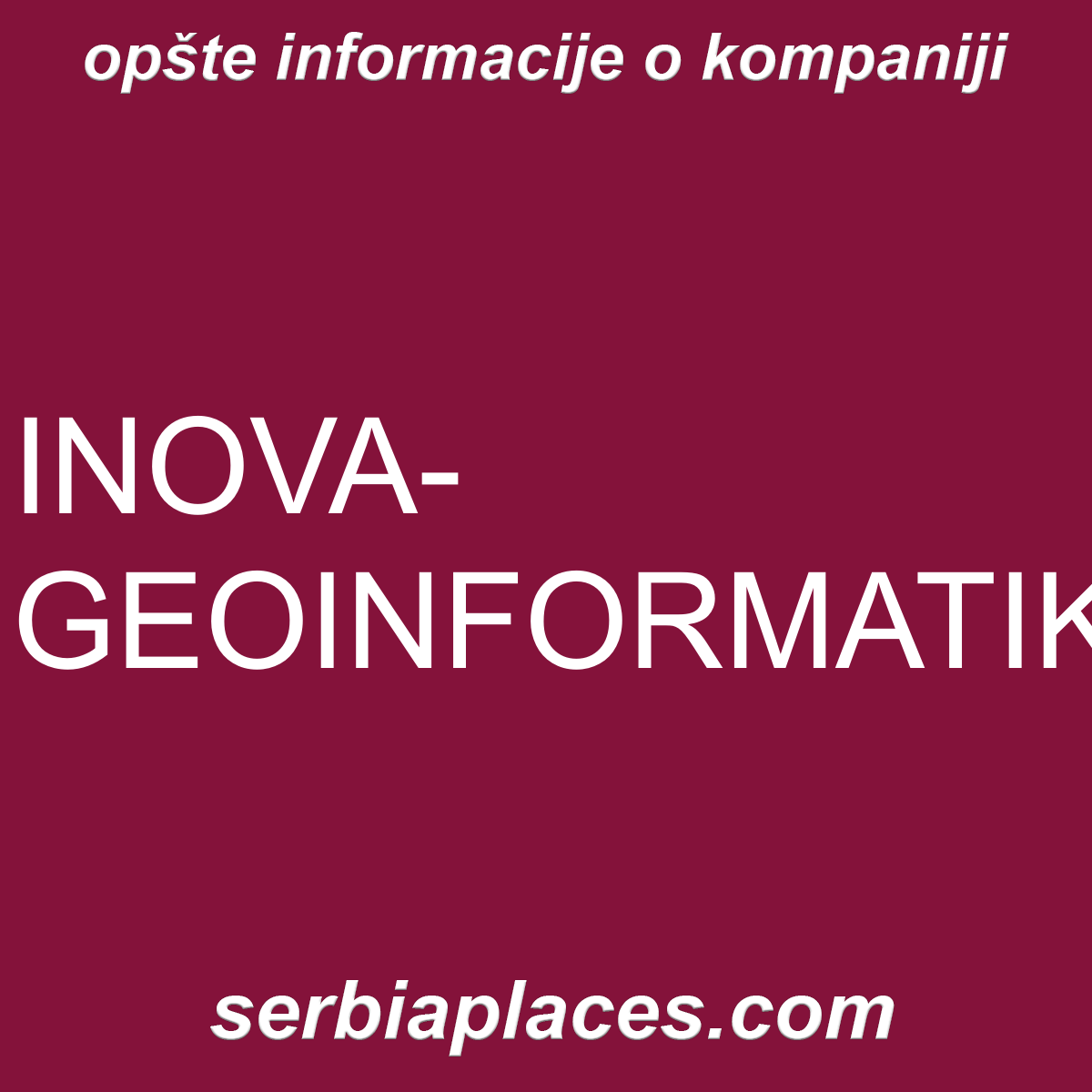 INOVA-GEOINFORMATIKA