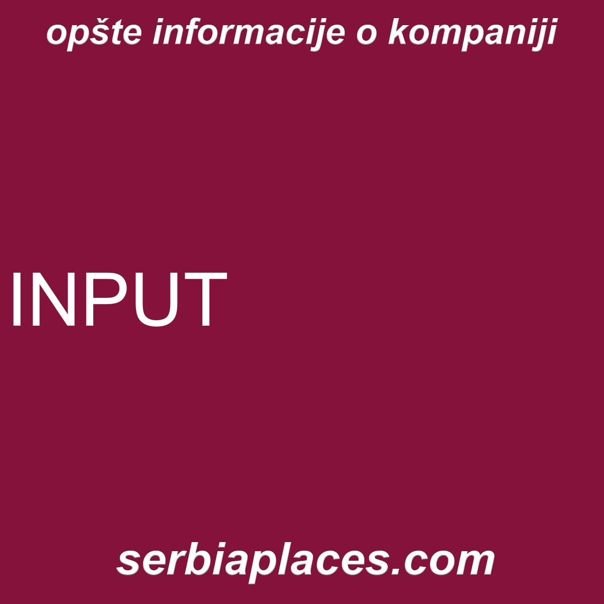 INPUT