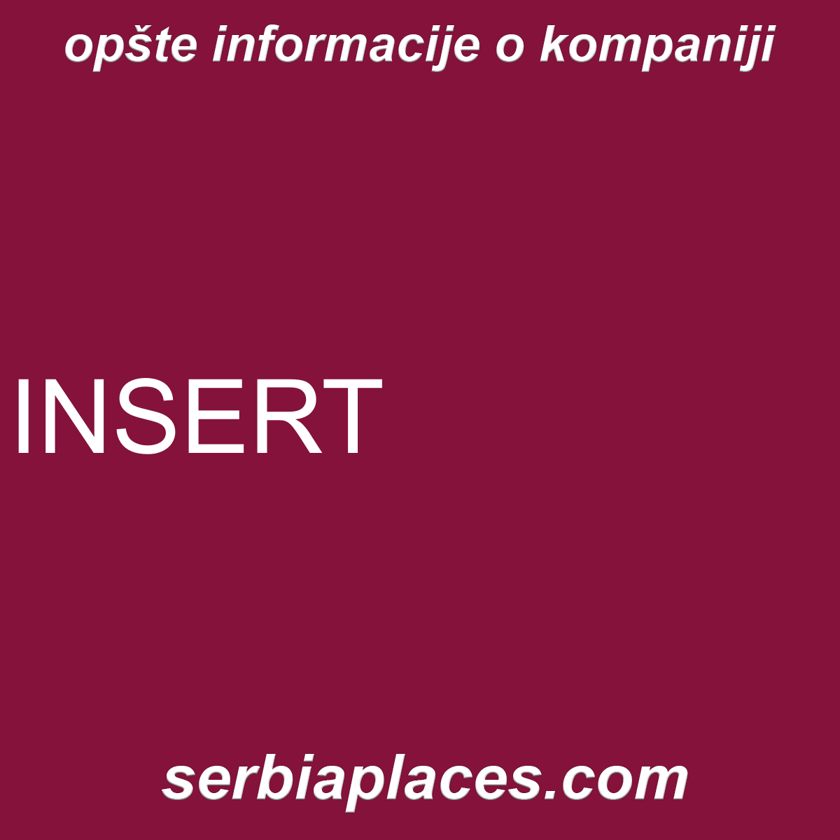 INSERT