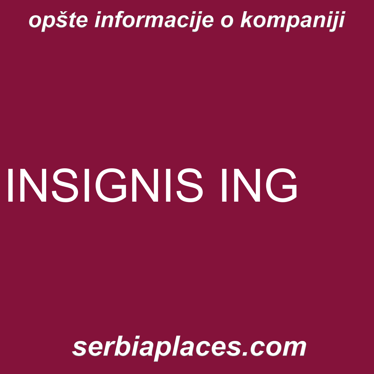 INSIGNIS ING