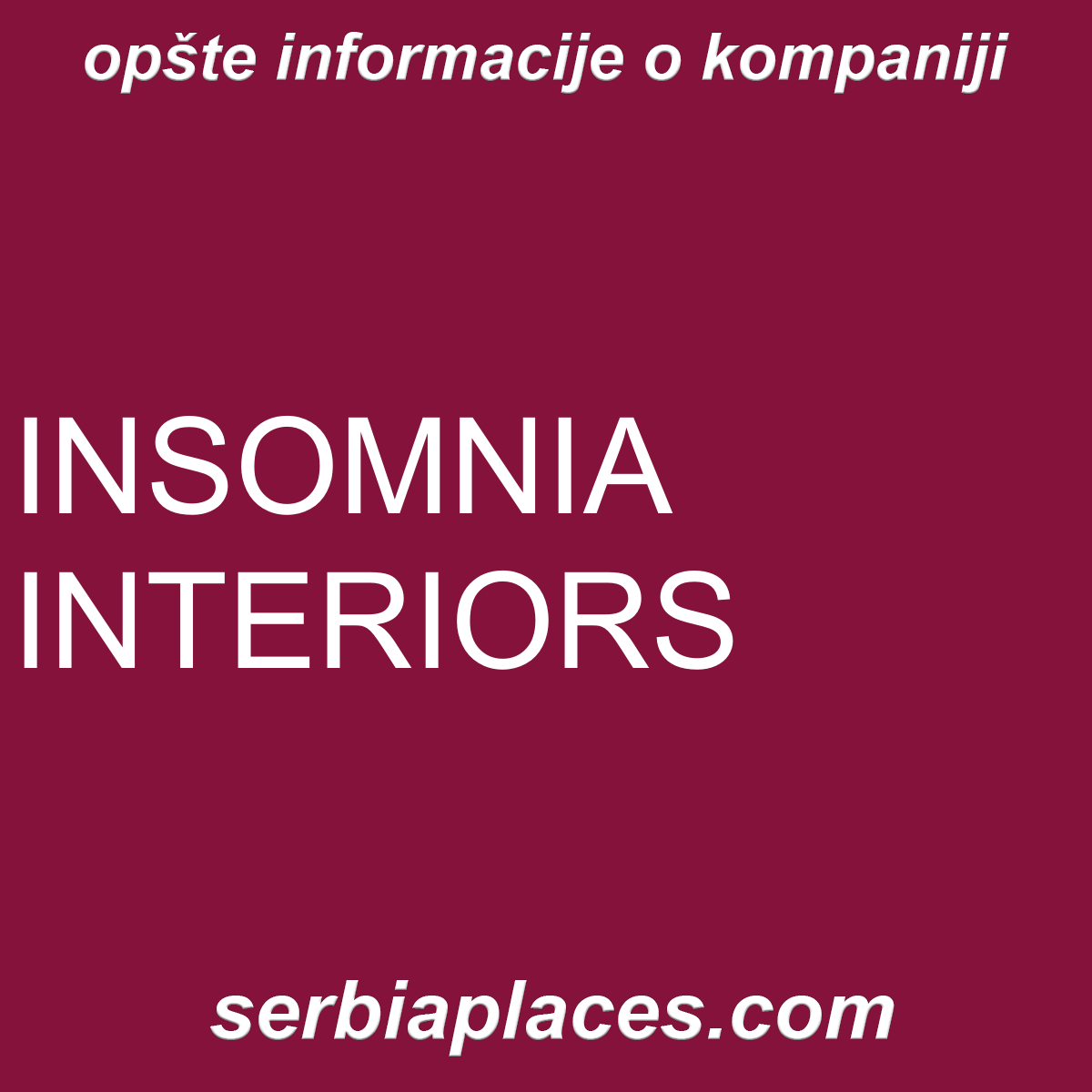 INSOMNIA INTERIORS