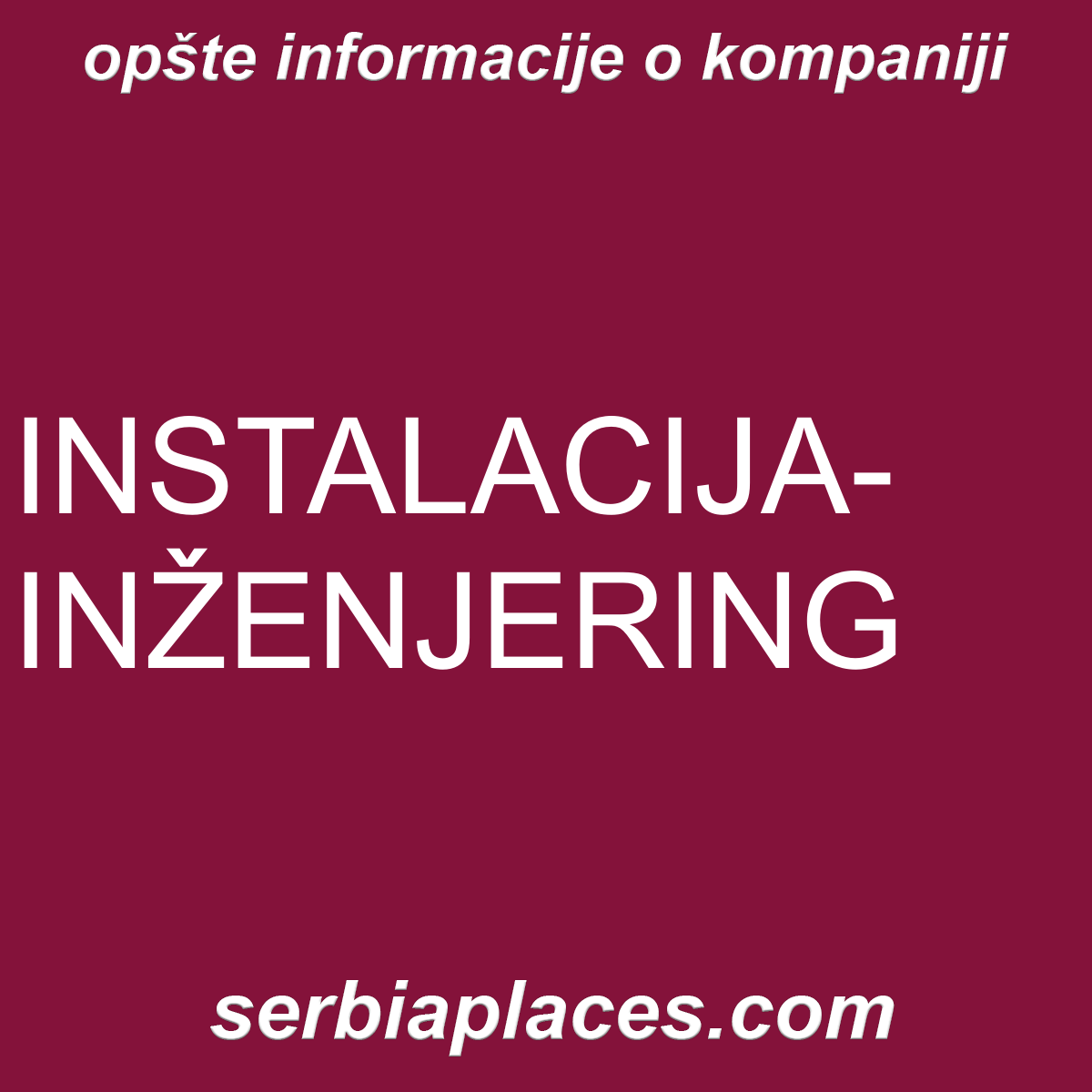 INSTALACIJA-INŽENJERING