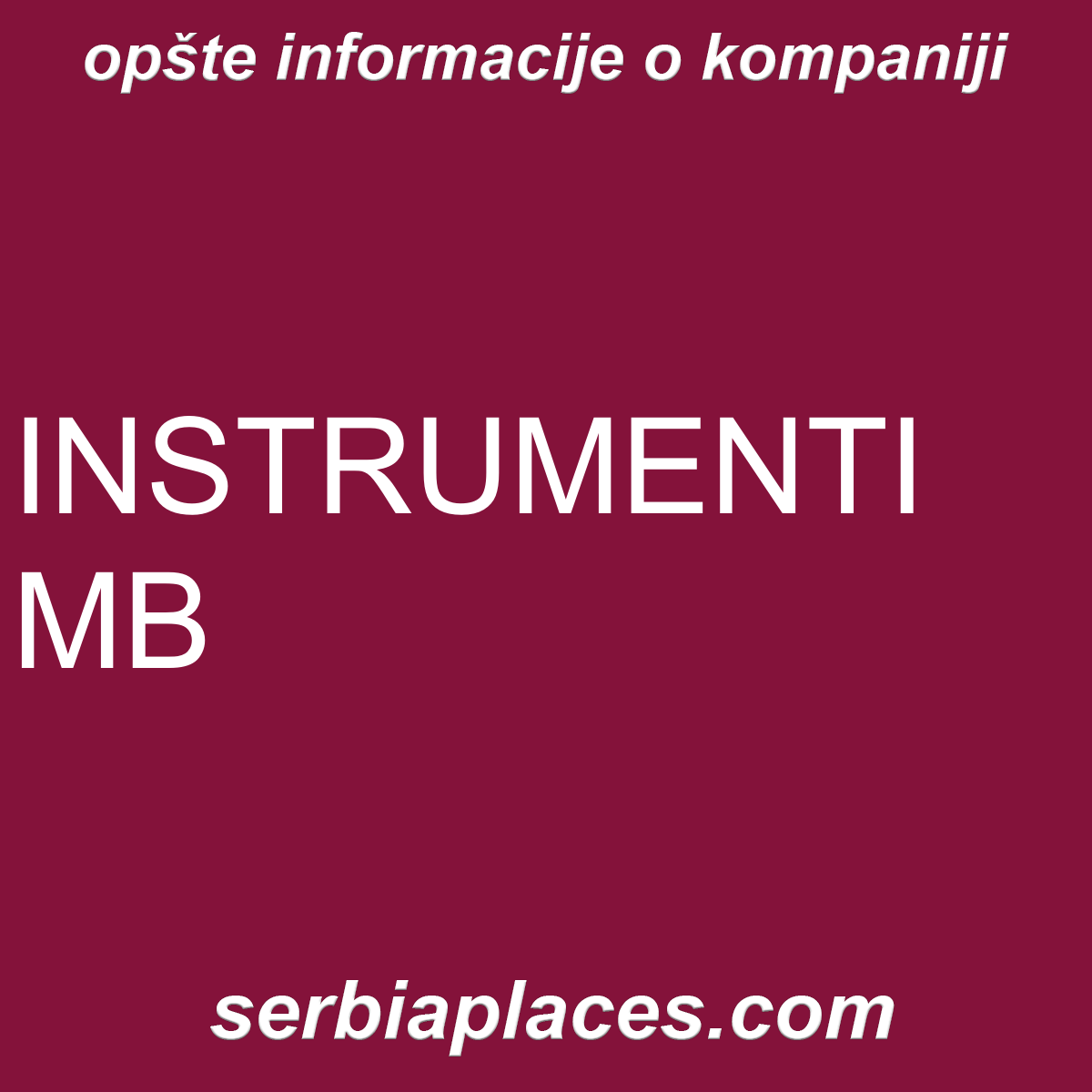 INSTRUMENTI MB