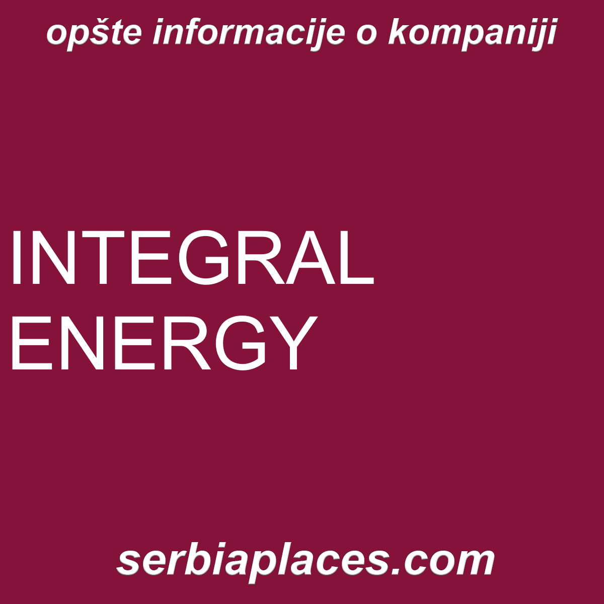 INTEGRAL ENERGY