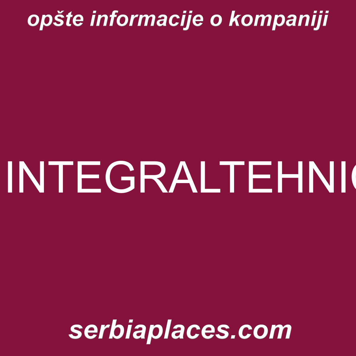INTEGRALTEHNIC