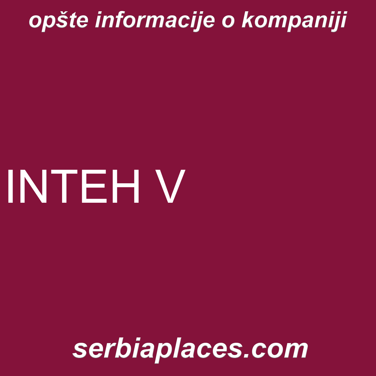 INTEH V