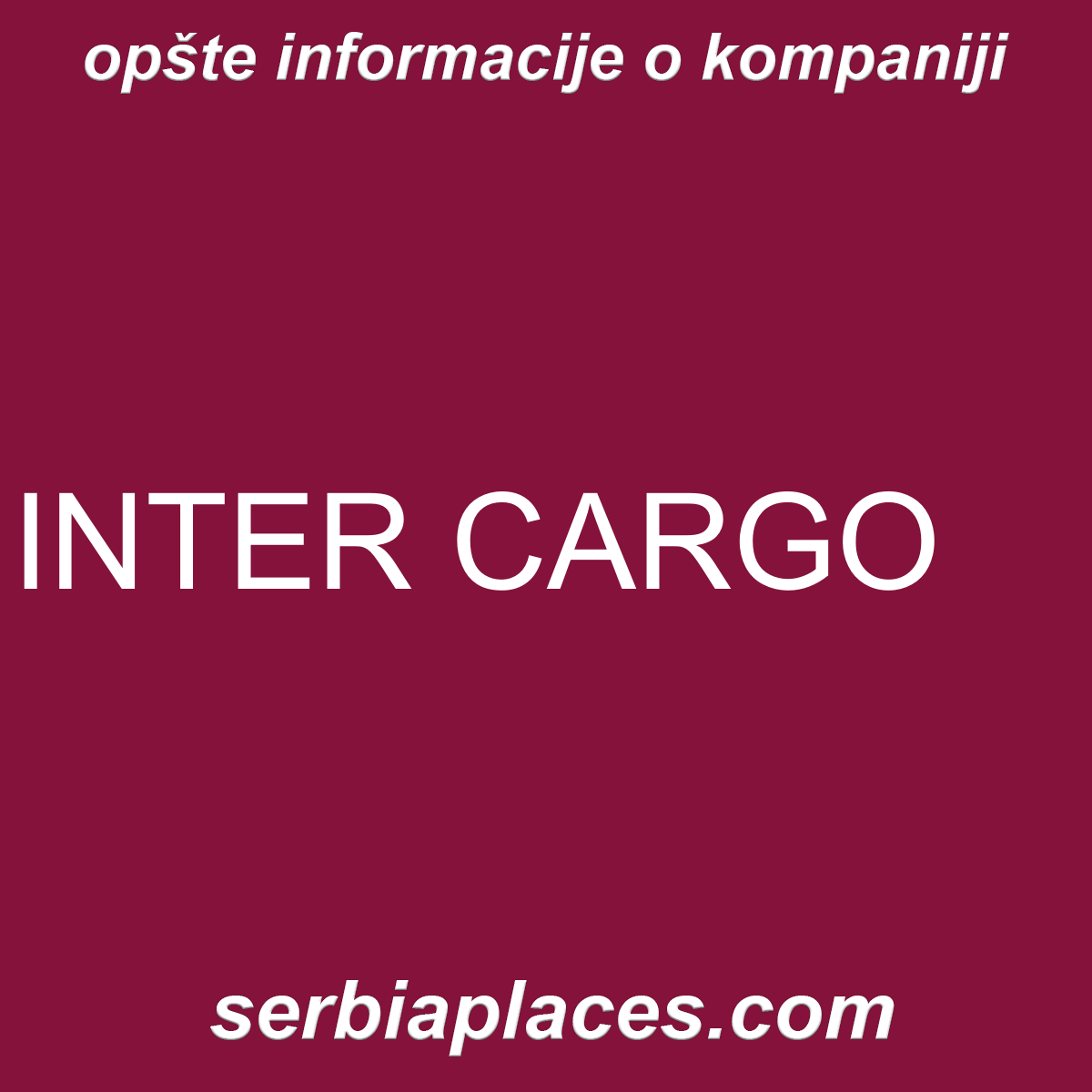 INTER CARGO