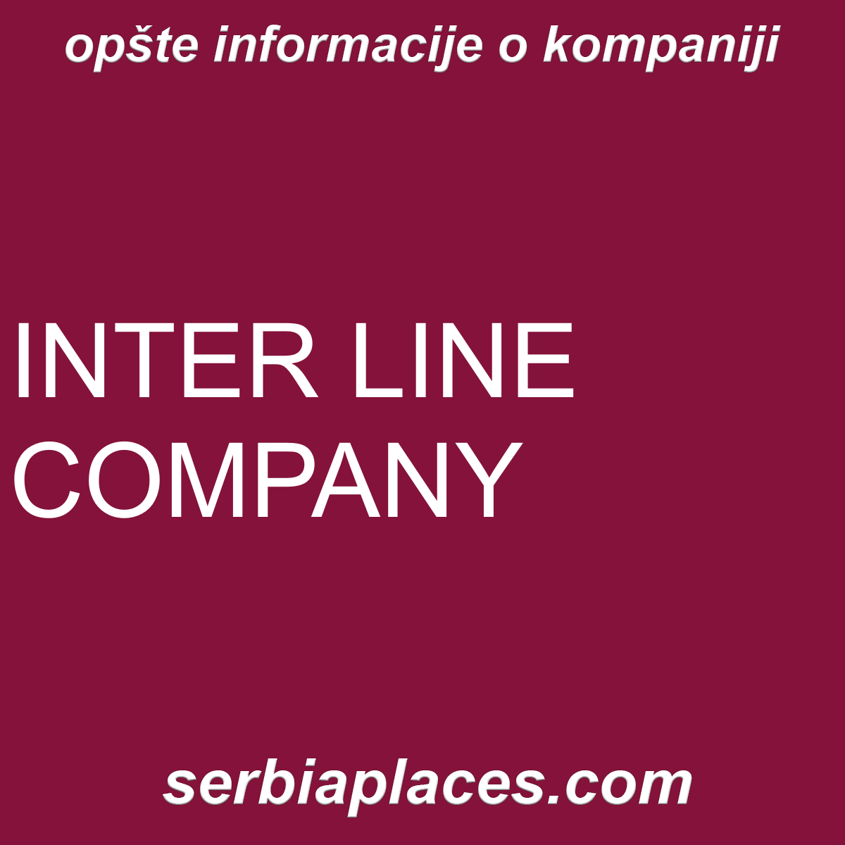 INTER LINE COMPANY