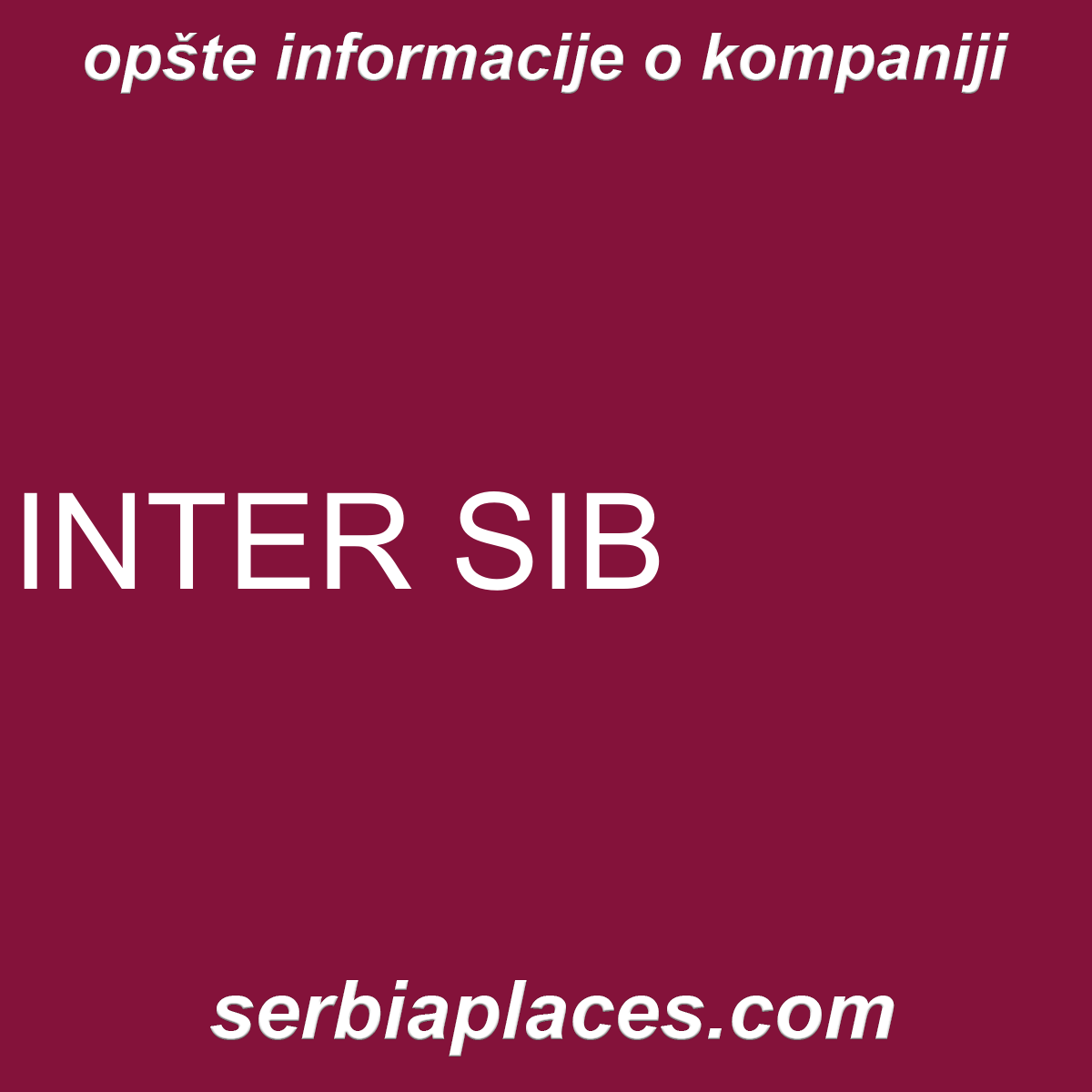 INTER SIB