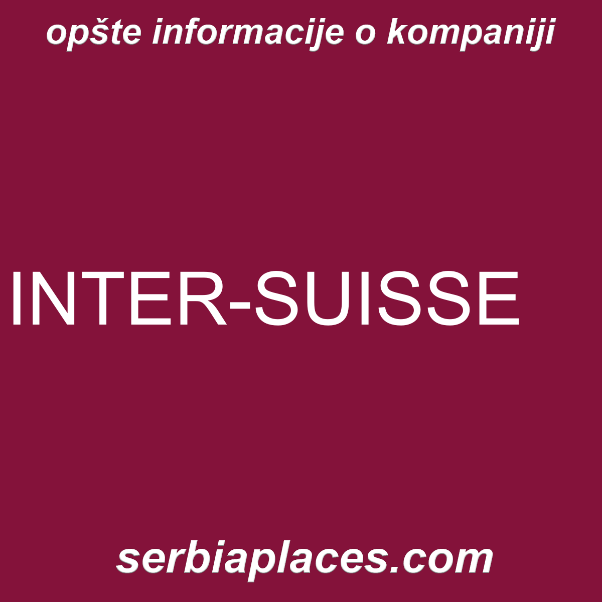 INTER-SUISSE