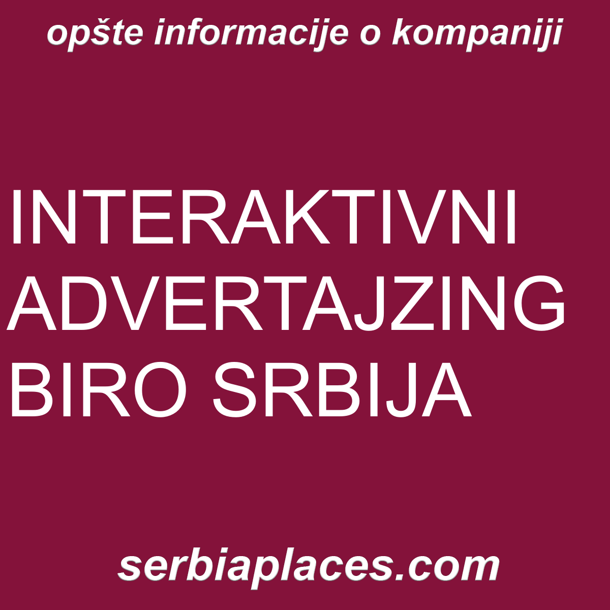 INTERAKTIVNI ADVERTAJZING BIRO SRBIJA