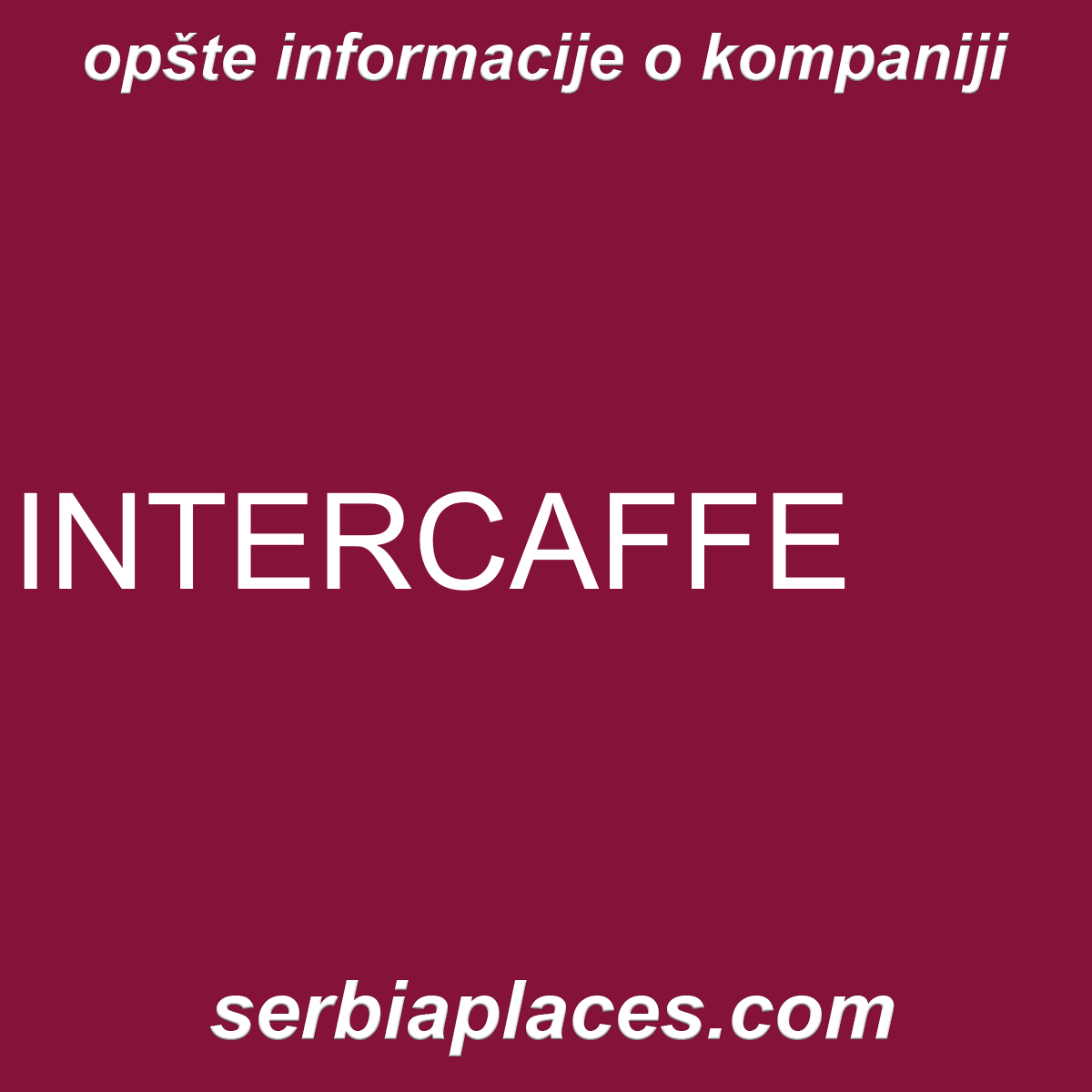 INTERCAFFE