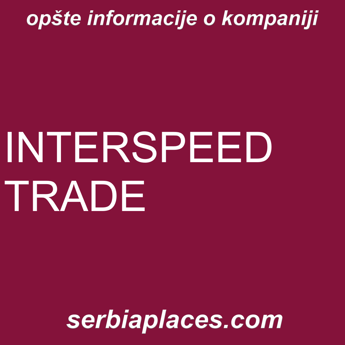 INTERSPEED TRADE