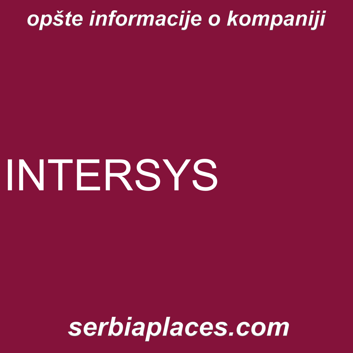 INTERSYS