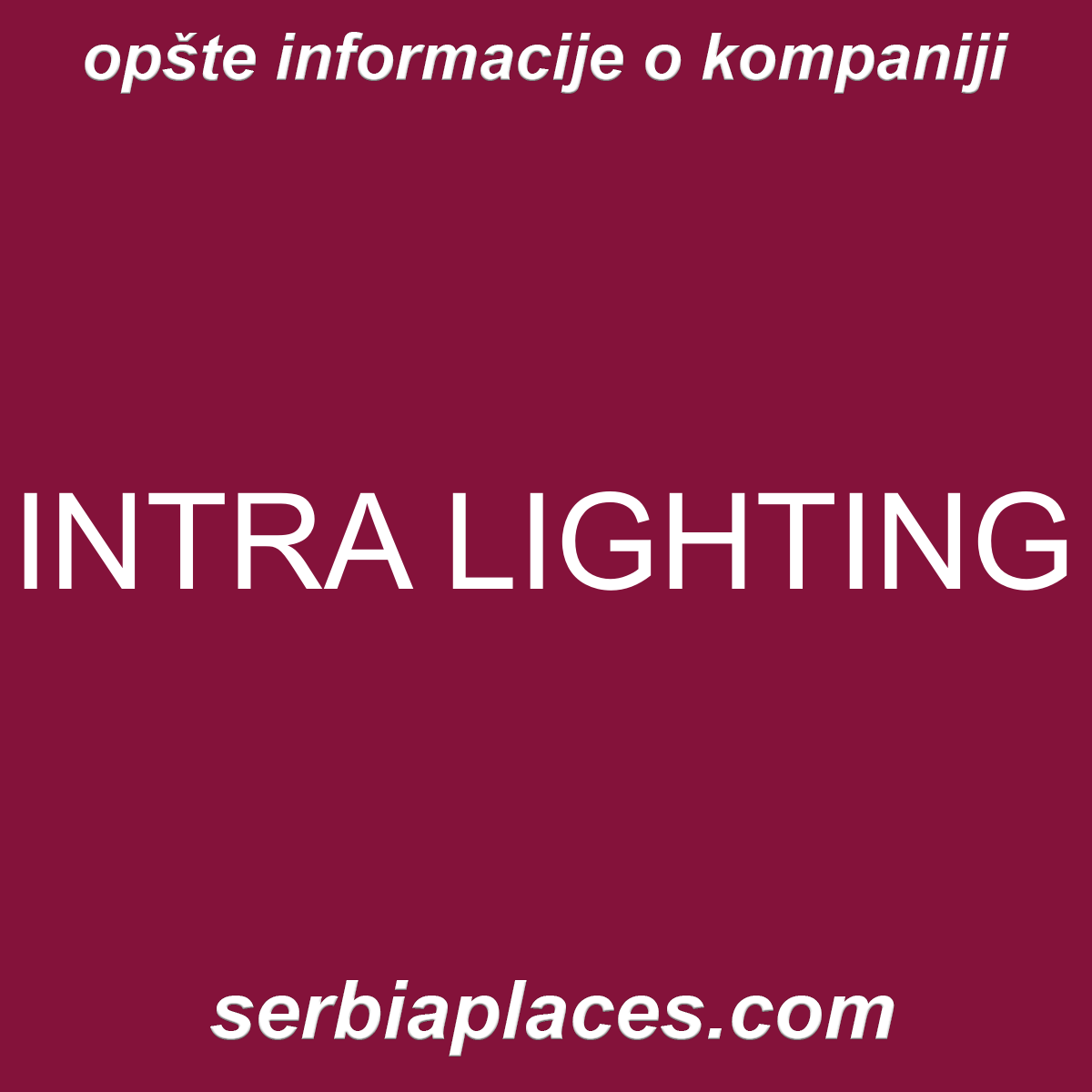 INTRA LIGHTING