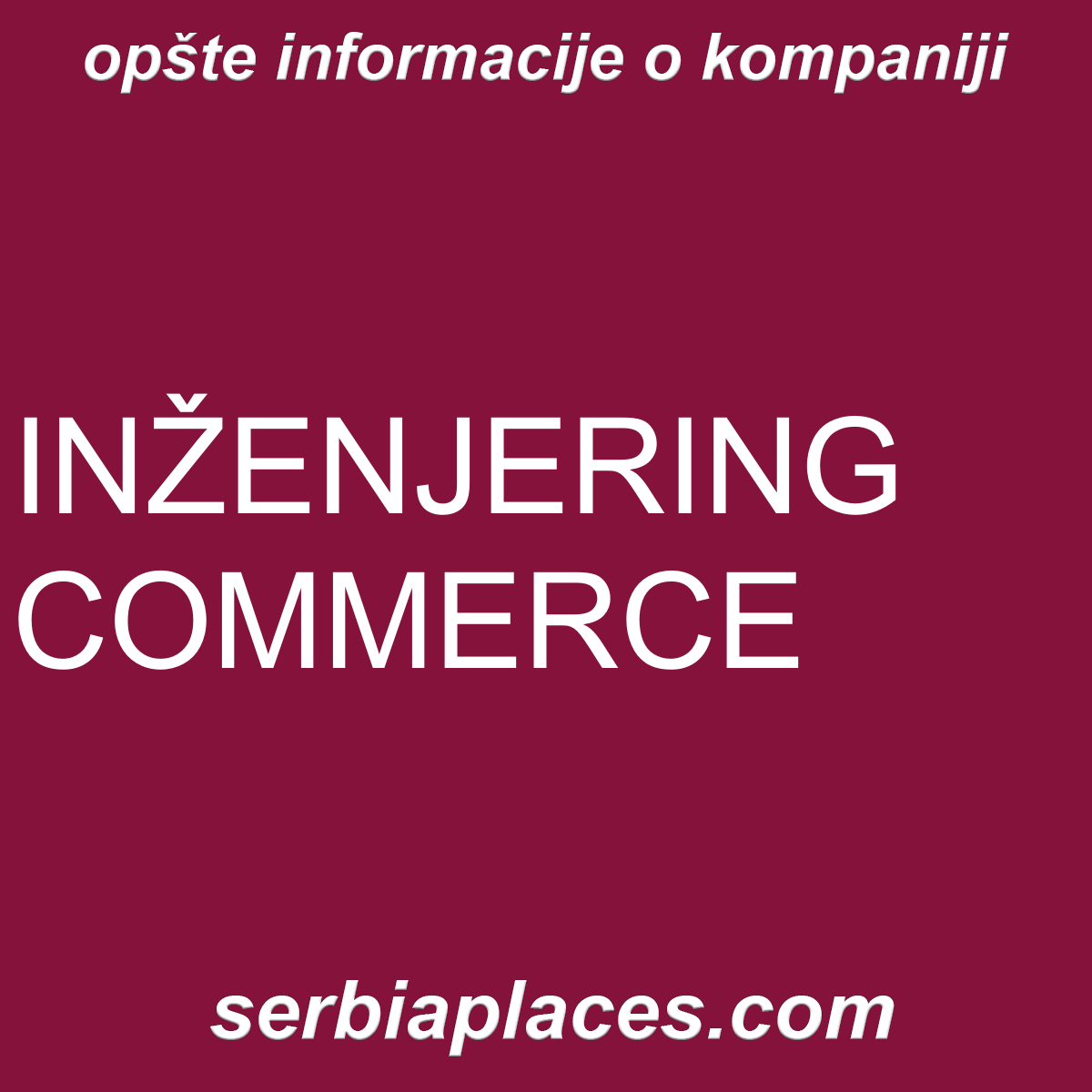 INŽENJERING COMMERCE