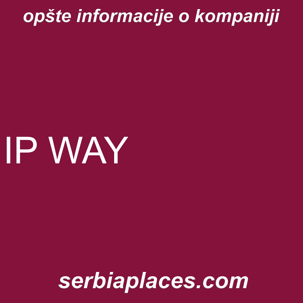 IP WAY