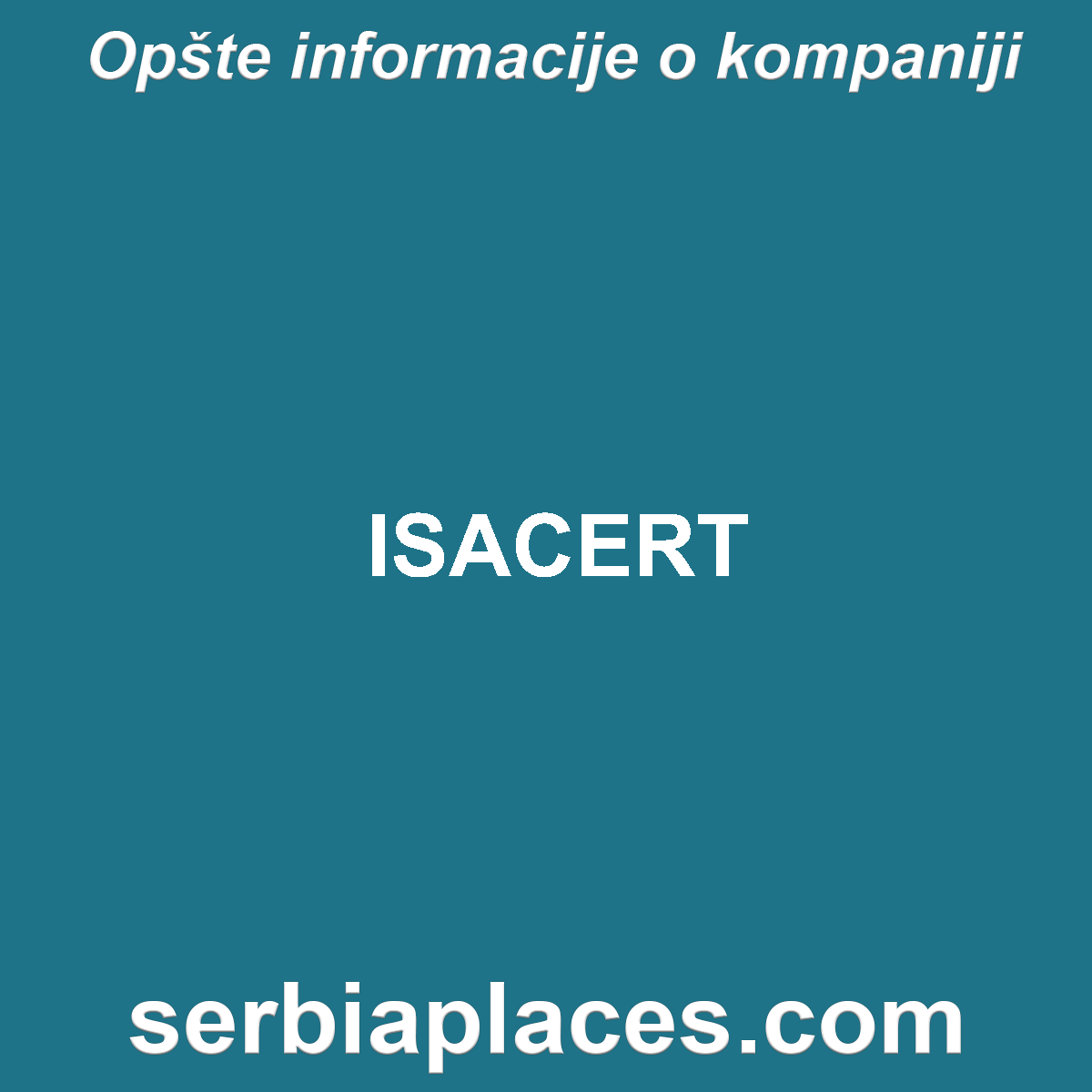 ISACERT