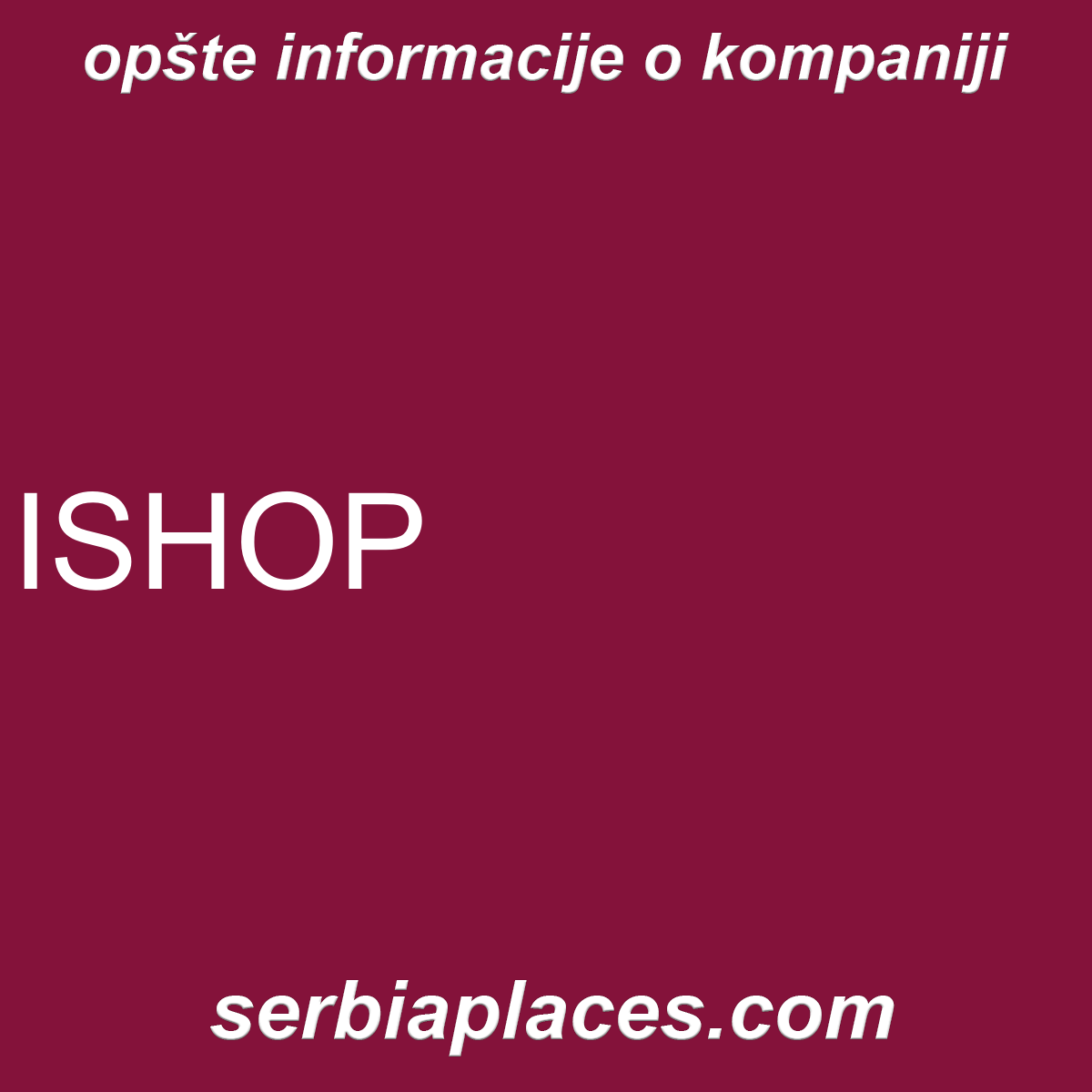 ISHOP