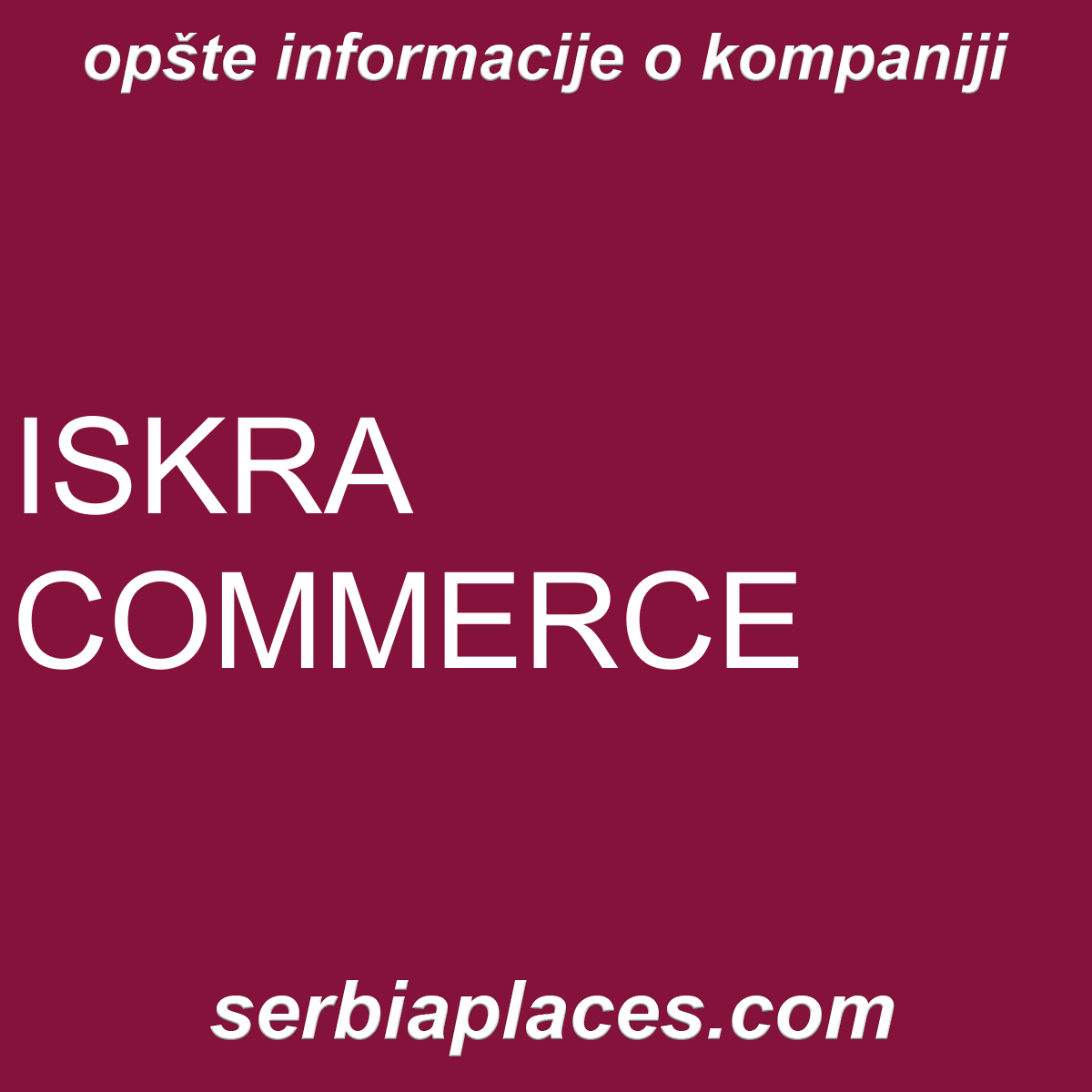 ISKRA COMMERCE