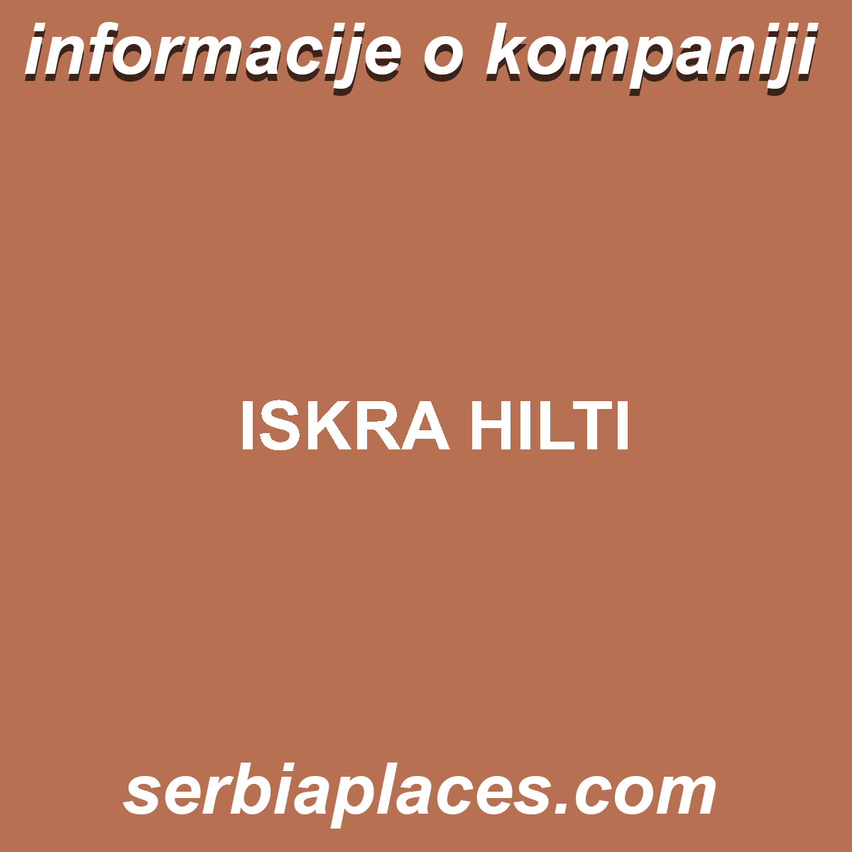 ISKRA HILTI