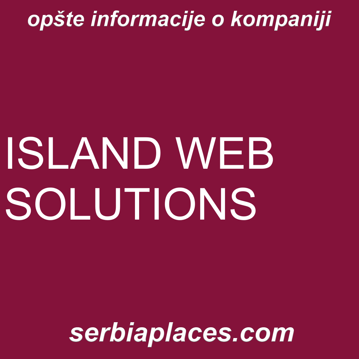ISLAND WEB SOLUTIONS