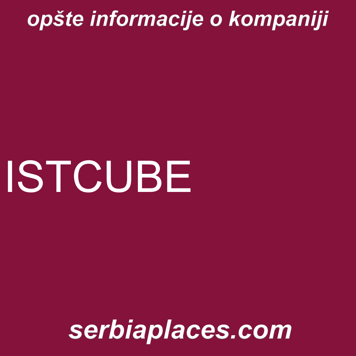 ISTCUBE