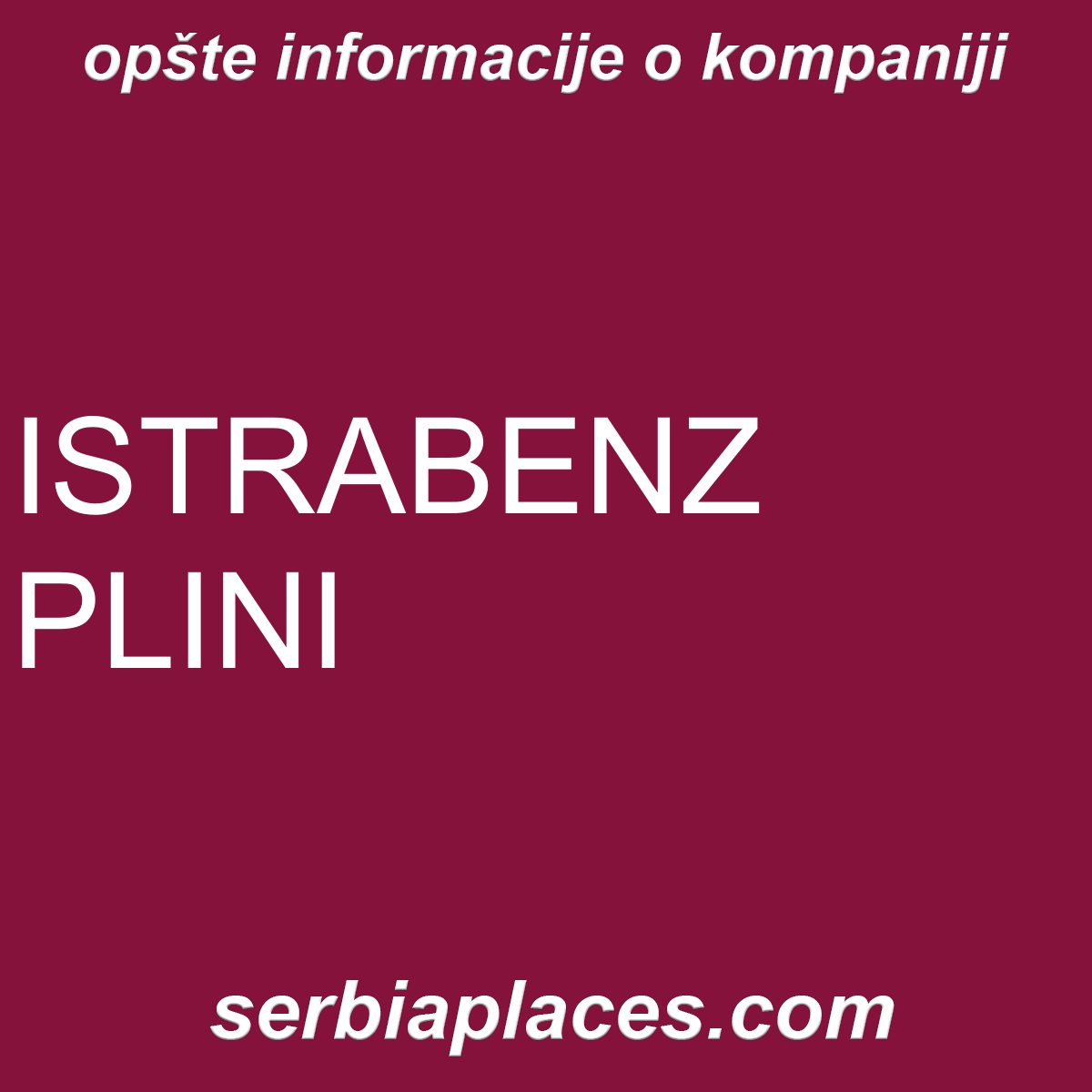 ISTRABENZ PLINI