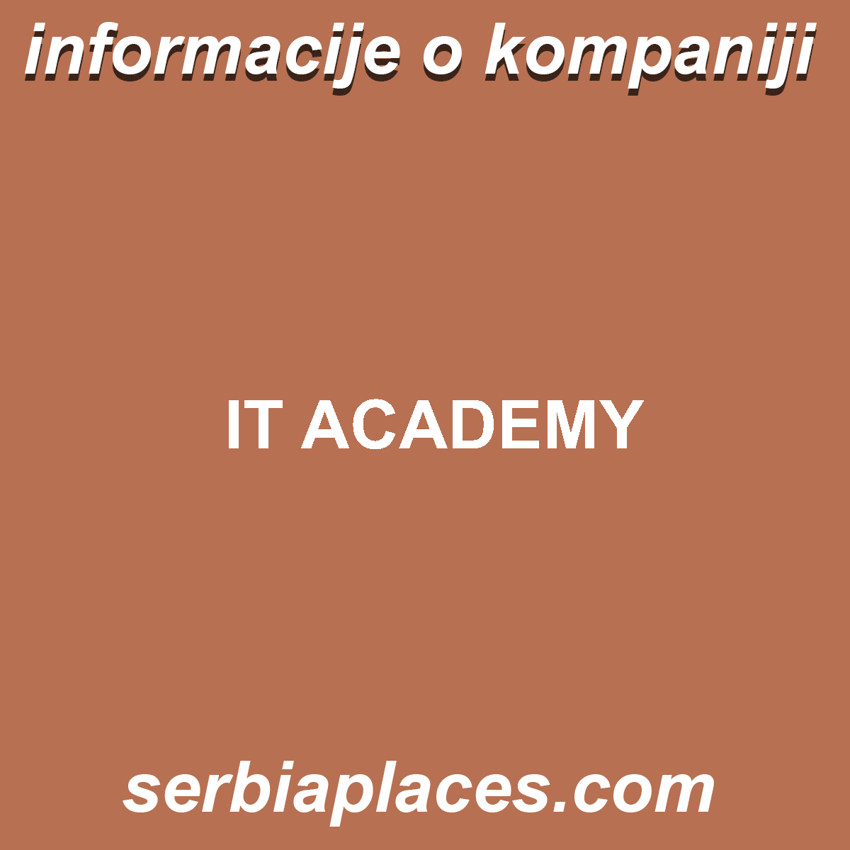 IT ACADEMY