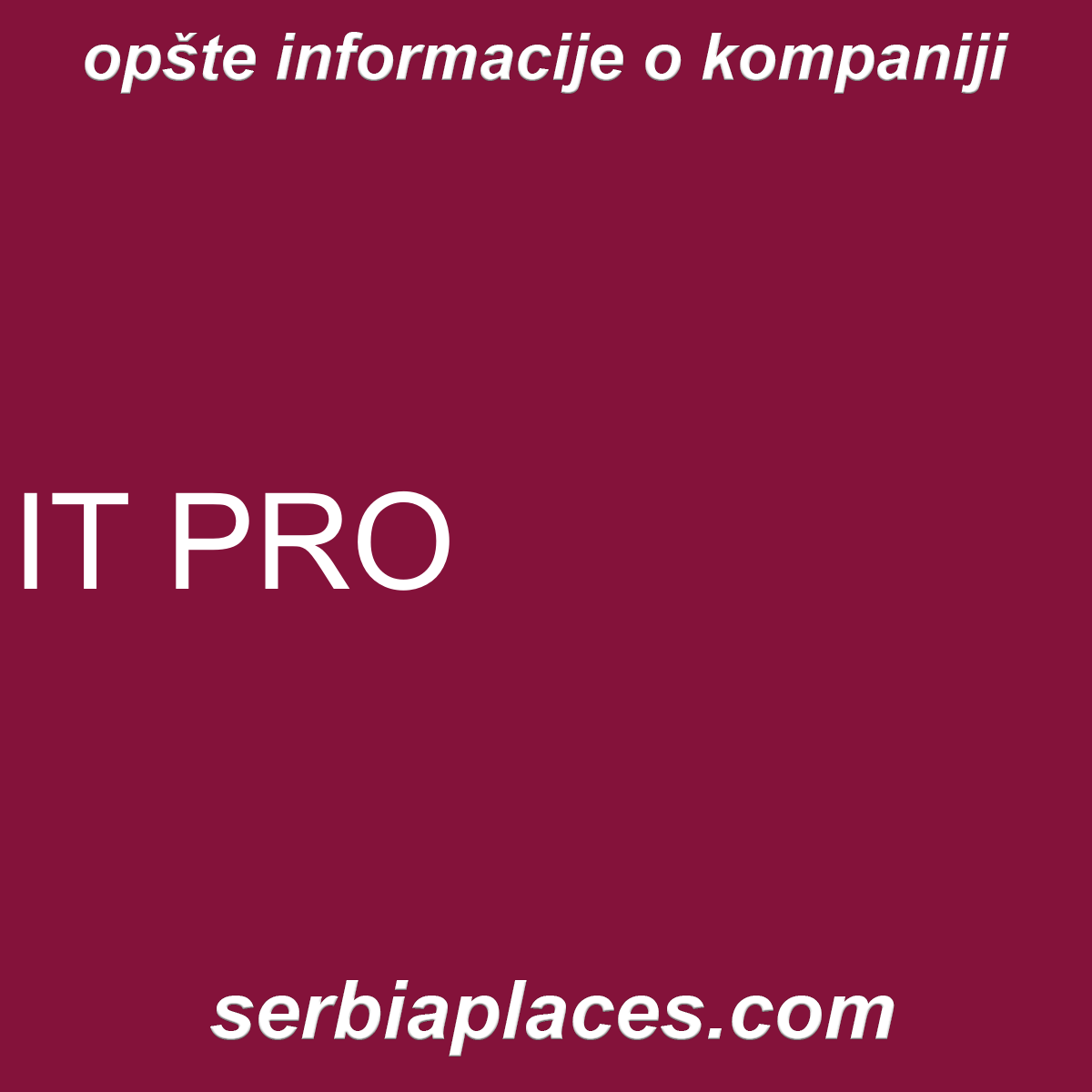 IT PRO
