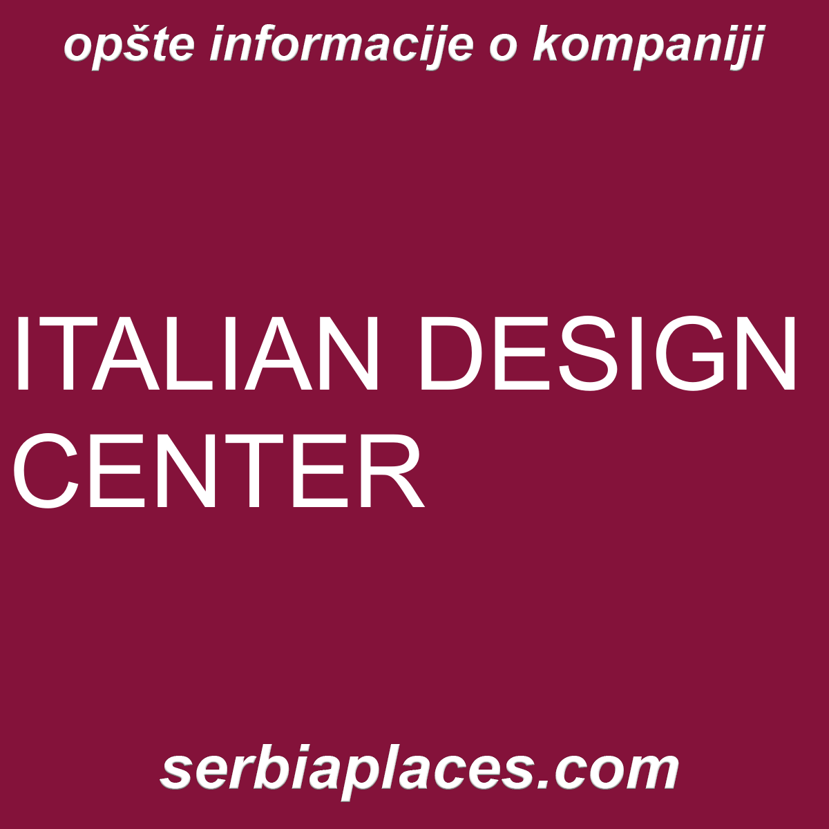 ITALIAN DESIGN CENTER